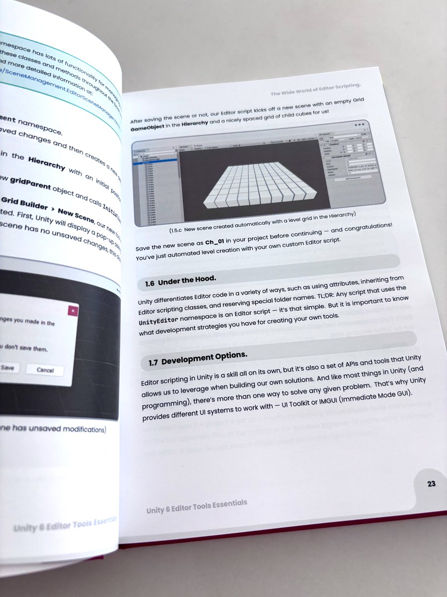 ushadersbible's tweet image. Unity 6 Editor Tools Essentials physical version will be available worldwide during this week! 📕

More 👉🏻 jettelly.com/store/unity-ed…

#Unity3d #indiedeveloper