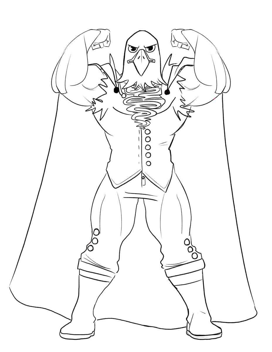 This was it btw, I drew an eagle in a founding father outfit over a sprite of All Might for my Gov. class