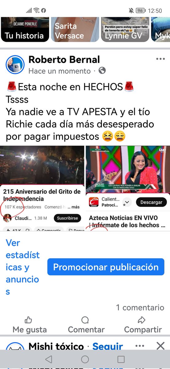 🚨Esta noche en HECHOS🚨
Tssss
Ya nadie ve a TV APESTA y el tío Richie cada día más desesperado por pagar impuestos 😫😩
