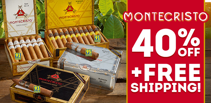 Montecristo boxes are getting slashed! 🔥 40% off boxes—up to $174 in savings! Grab top-rated blends like the 91-rated Classic &amp; White, 93-rated Nicaragua, and the bold 95-rated Platinum. Limited time only, so don’t miss your shot.
bit.ly/4mMzyYO
