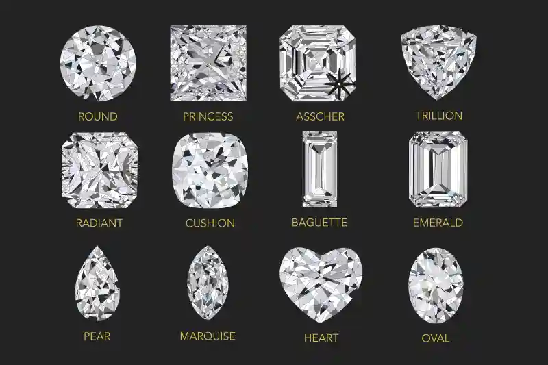 💎 Beyond Round Brilliant: Why Diamond Shapes Matter in Global Trade

- When most people picture a diamond, they imagine the round brilliant cut, timeless, classic, and still the most popular worldwide. 

Here’s a closer look at the most iconic shapes:
Round Brilliant – The