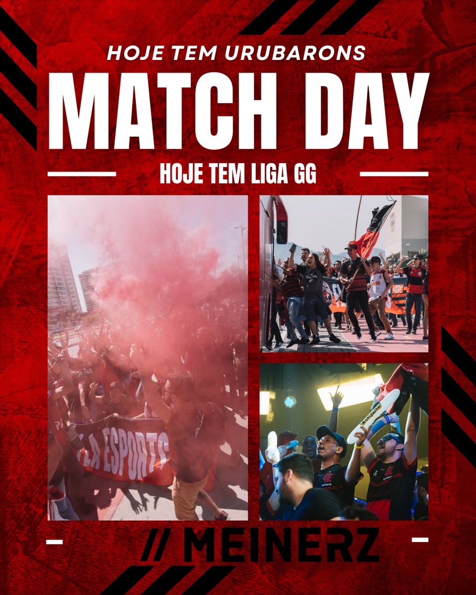 A batalha no Rift é hoje! ⚔️ A Urubarons e-Sports entra em campo às 18h30 no League of Legends.

Mesmo sem transmissão, contamos com a torcida de todos vocês para empurrar o time rumo à vitória! 🚀
#Urubarons #GameDay #LeagueOfLegends <a href="/LigaGG_/">Liga GG</a>