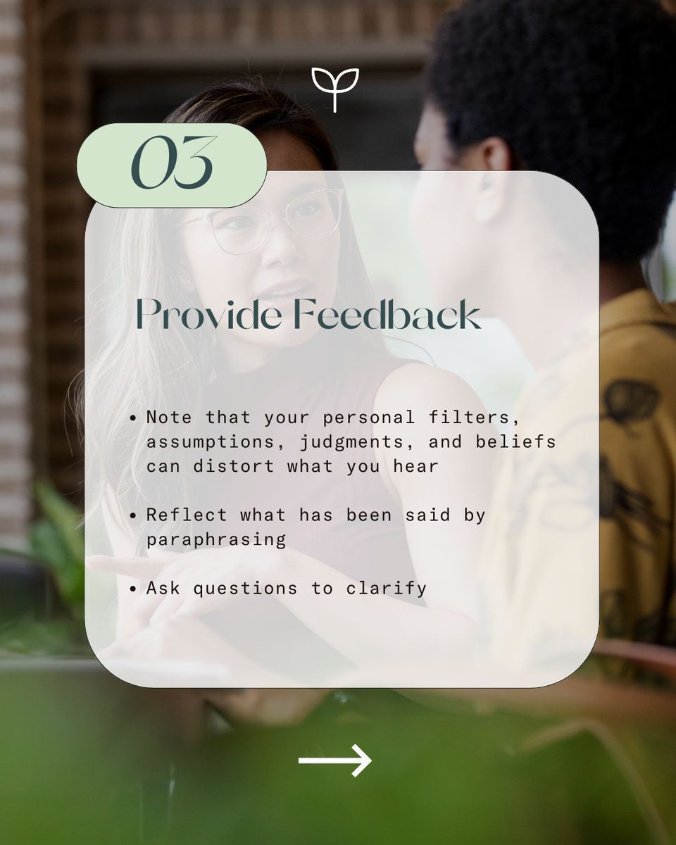 ThriveCenter's tweet image. Want to improve your active listening skills? Here are five steps to practicing active listening. 

Learn more here!
wayne.edu/learning-commu… 

#activelistening