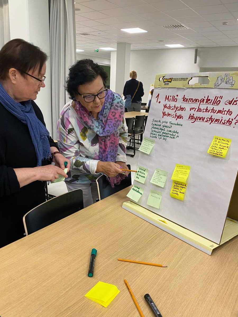 Tuusula haluaa olla Suomen järjestöystävällisin kunta. Lauantaina järjestöfoorumissa tavoitetta vietiin eteenpäin työstämällä järjestösuunnitelmaa ja sen toimenpiteitä. <a href="/tuusulankunta/">Tuusulan kunta</a> #yhteiskehittäminen #järjestöt #hyte