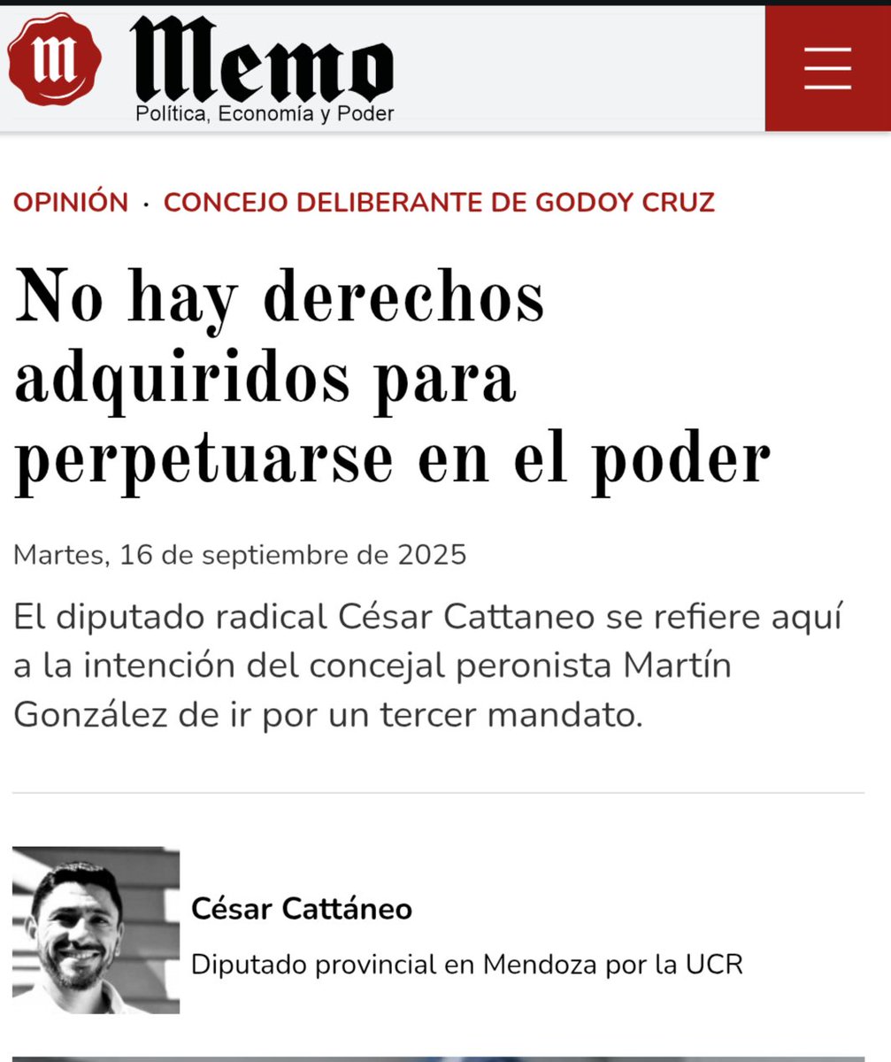 La ley es clara... No vale atornillarse a la banca para siempre!!!
La alternancia es un principio fundamental de la Democracia!!
 memo.com.ar/opinion/73756/