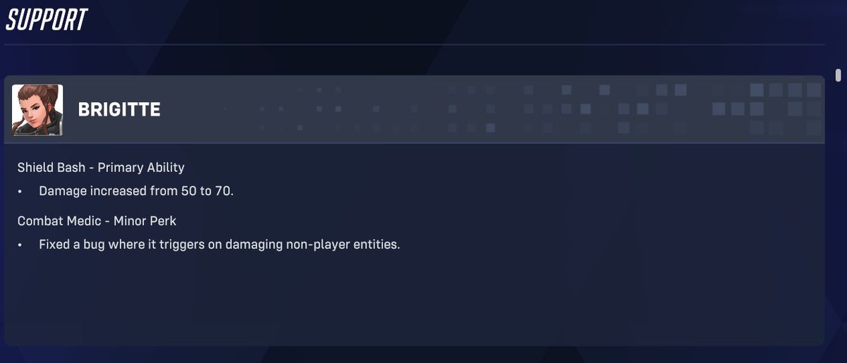 BrigitteUpdates's tweet image. Shout out to the overwatch balance team for the buff.