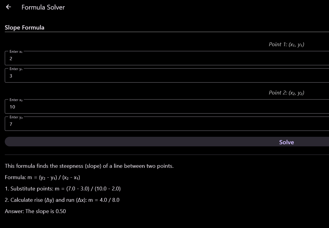 BreakingtheBot's tweet photo. Started using Flutter
Building a scientific Calculator for my daughter's trig class and it turned into a step by step guided tutor for various formulas.
AI is such a game changer for Pain Points
#AI #buildinpublic #PainPoints #LearningwithAI https://t.co/sscR1eE1kH