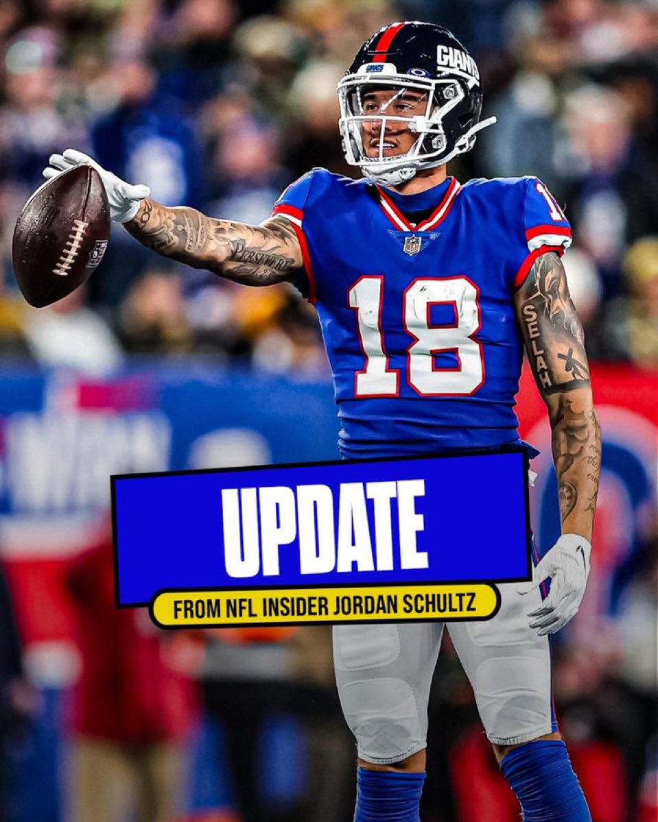 Sources: Former #Giants WR Isaiah Hodgins is signing with the #Steelers.

Some added WR depth for Aaron Rodgers.