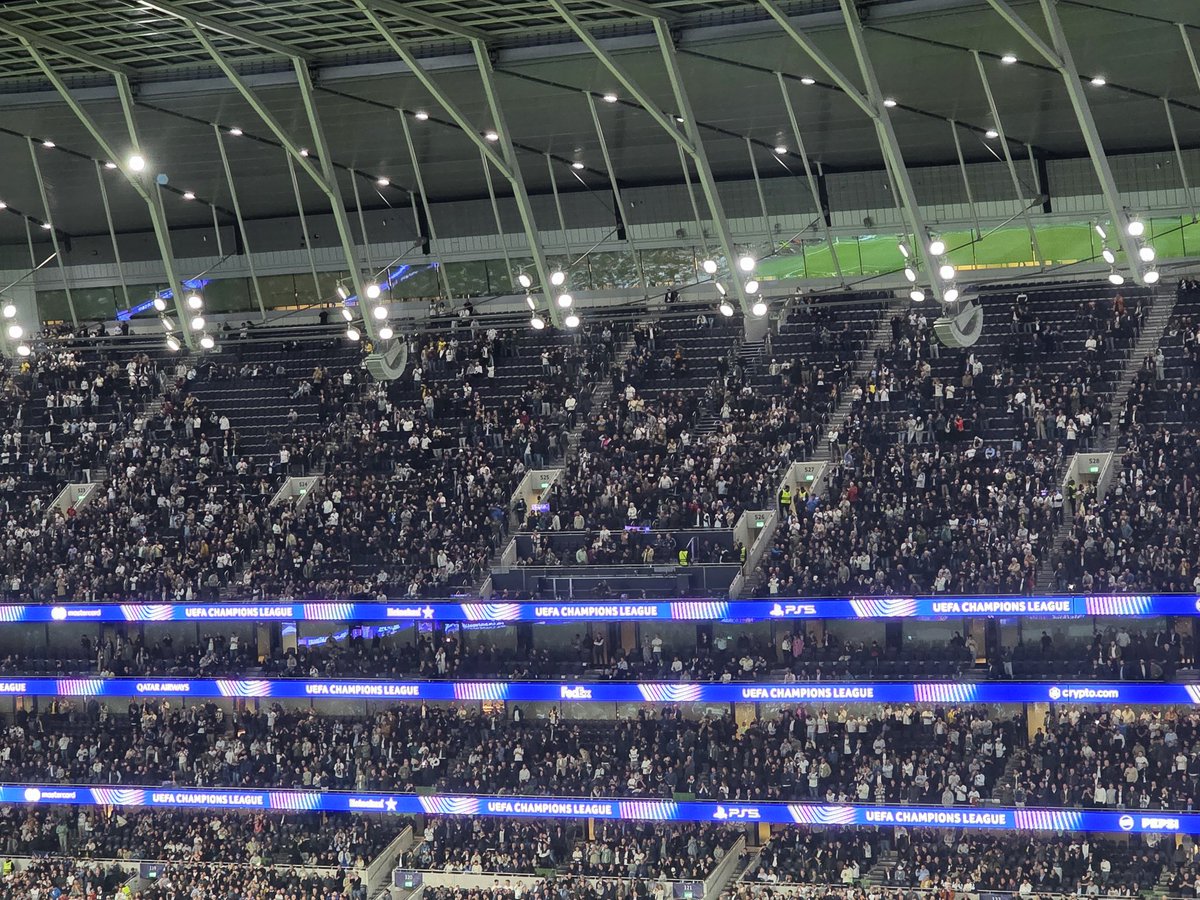 The pricing policy chickens coming home to roost.

#COYS #Spurs