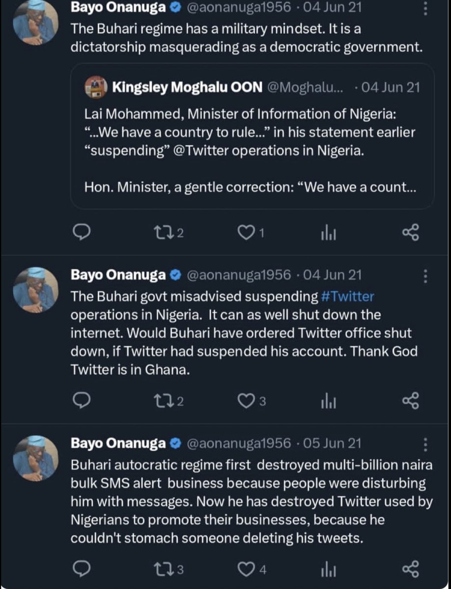Bayo, oh sorry, Senior Domestic Servant, was this you?

Have some shame at your age, at least for your grandchildren’s sake.