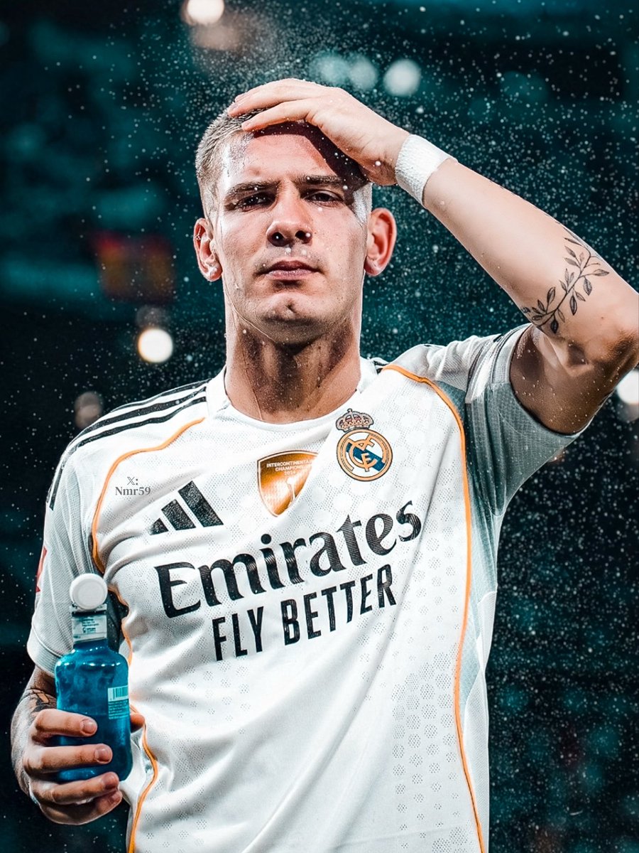 🤯🇦🇷 Franco Mastantuono se acaba de convertir en el futbolista MÁS JOVEN en ser titular en Champions League en la HISTORIA DEL REAL MADRID.

18 años y 33 días, otro récord. 😮‍💨