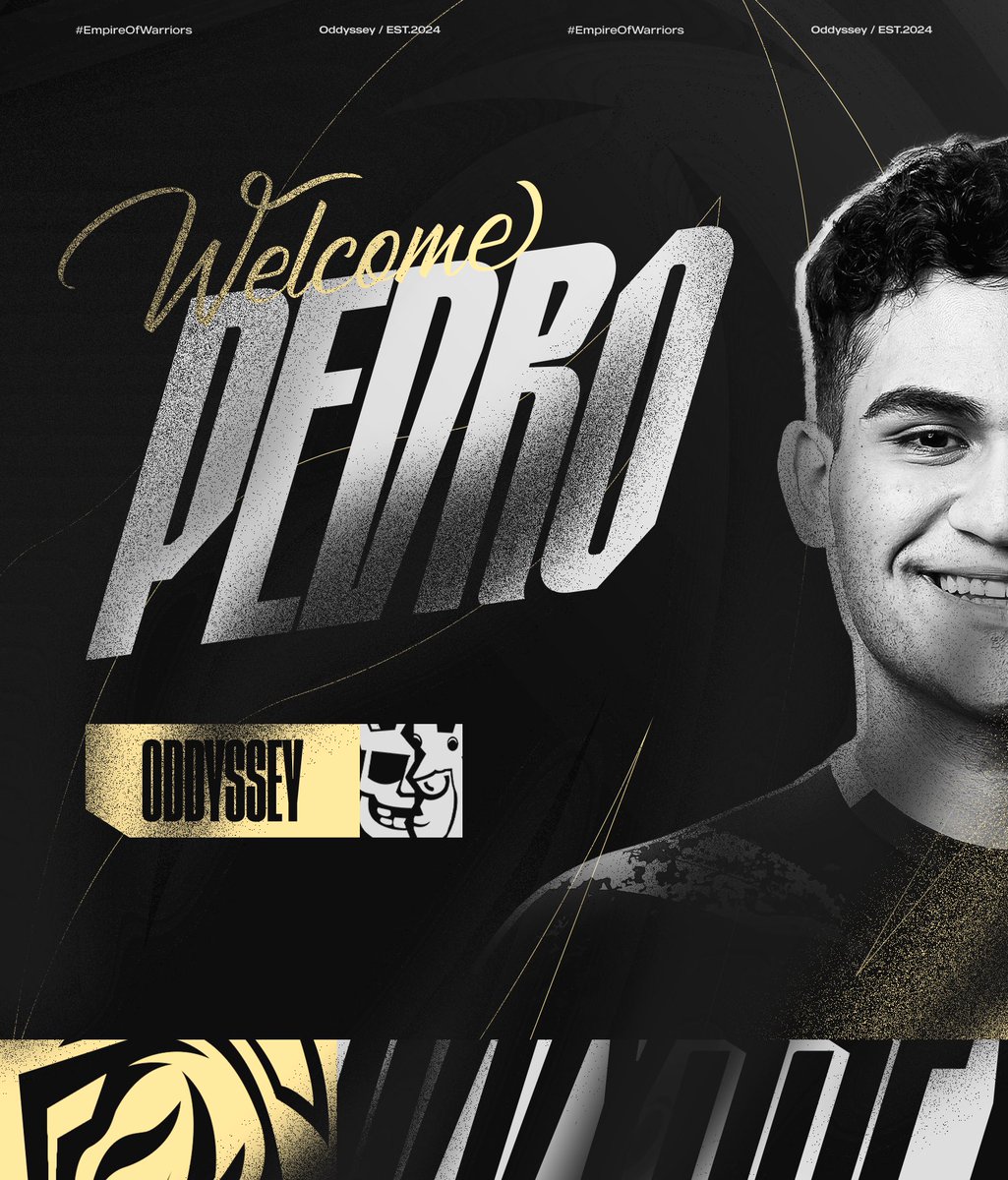 Oddyssey_offcl's tweet image. 🚀 Big news! Please welcome @Pedrotmcr🇧🇷 to Team Oddyssey for the @CR_Supremacy Mixed Edition! 👑⚔️
We’re beyond excited to have his skill and energy on our side — time to shake things up and chase greatness together! 🔥💥

#EmpireOfWarriors🏛️