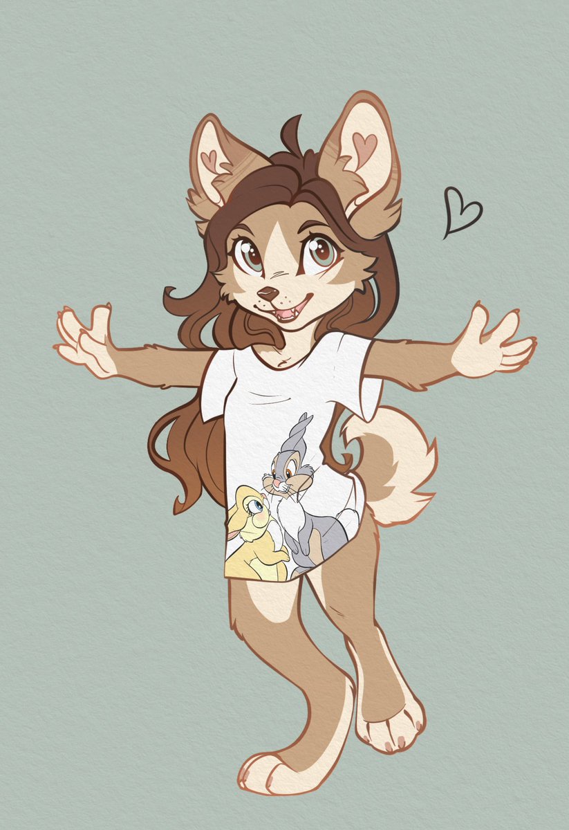 Just a chibbie in fave tshirt