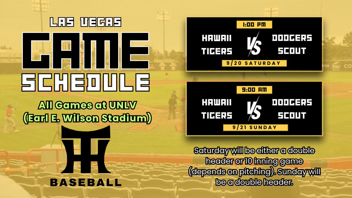 Excited to head to the 9th Island for a 4-game series with the Dodgers Scout Team (<a href="/LVPremierScout/">Las Vegas Premier Scout Team</a>) ✈️⚾️ Very talented organization out of Las Vegas that’s seen 130+ players get drafted by MLB.

Most Notable Alumni: Bryce Harper (<a href="/bryceharper3/">Bryce Harper</a>) 🤙🏽

#VegasSoljahz | <a href="/NomuraAcademy/">Nomura Baseball Academy</a>