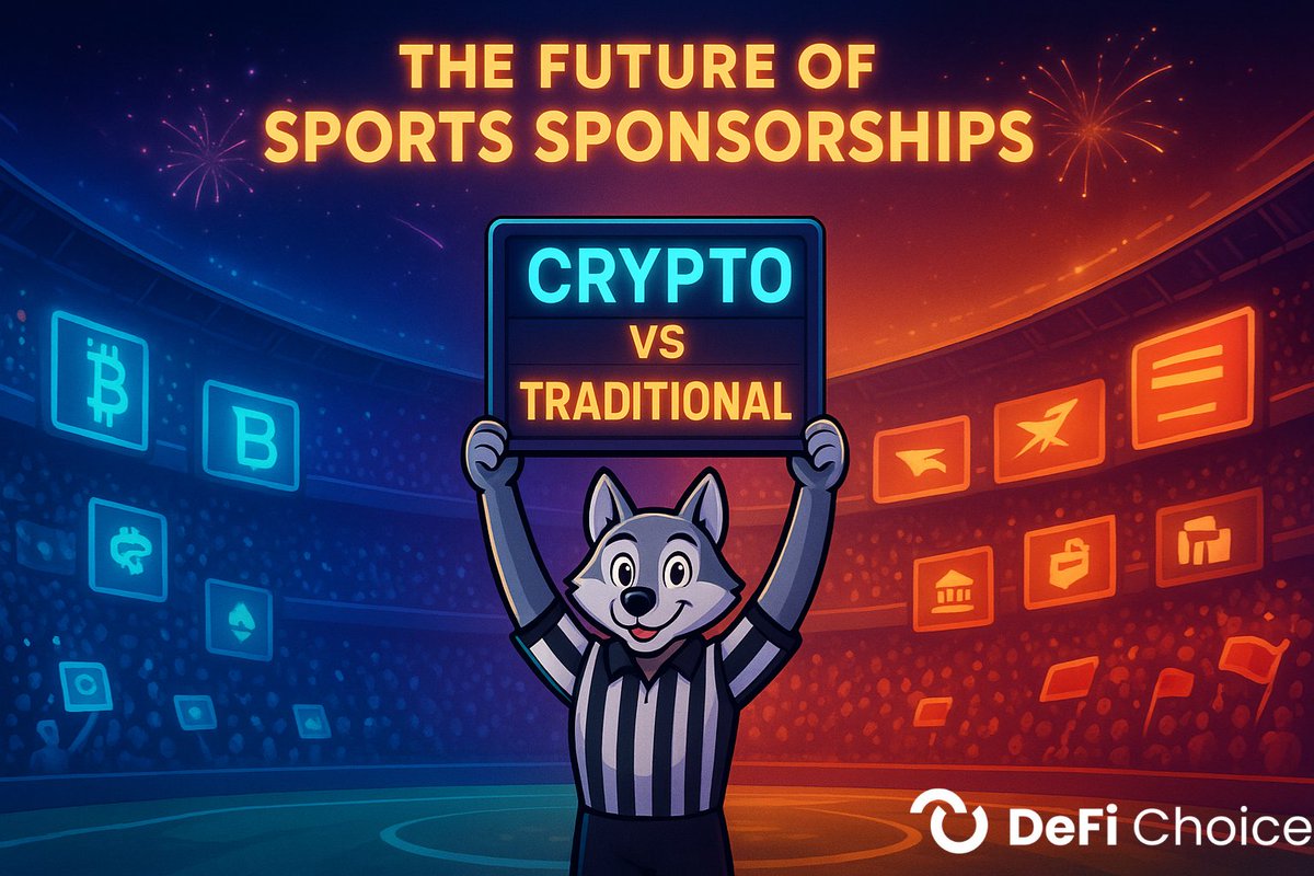 🏟️ From jerseys to stadium names, sponsorships shape the way we see sports. For decades, it’s been traditional giants — airlines, banks, soft drinks, and apparel brands. But lately, a new contender has stepped onto the field: crypto sponsorships.

From Formula 1 to football