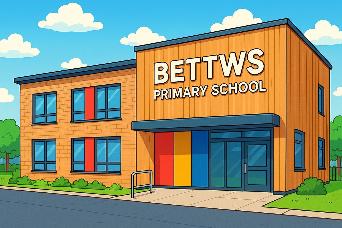 Delighted to confirm we are building a brand new primary school in Bettws, an £18m investment.  All our children and staff deserve the best facilities. More investments in our schools to be announced in the coming months. (Disclaimer - the image is not a real representation 😂)
