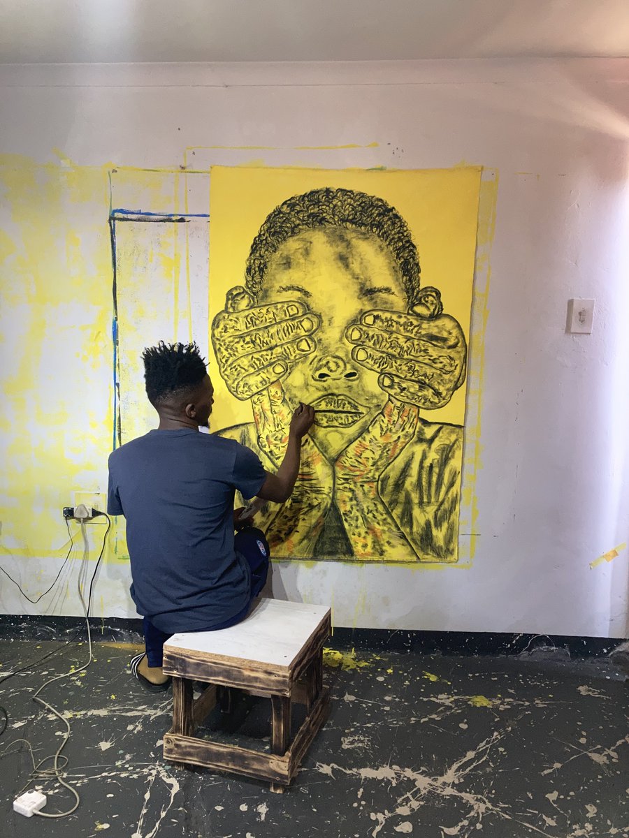 Title: Each hand tells a story the eyes can’t show
Medium: Acrylic paint and charcoal on canvas
Dimensions: 150x 100
*AVAILABLE* 🎨