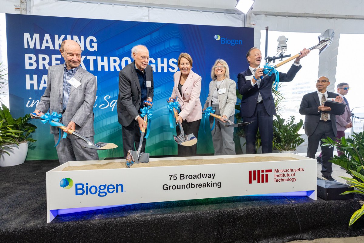 Maura Healey (@massgovernor) on Twitter photo Massachusetts is where science saves lives. We’re the global hub of medical innovation, and that means jobs, investment and success for our state. 
By breaking ground on <a href="/biogen/">Biogen</a>’s new HQ, we’re laying the foundation groundbreaking new discoveries for years to come. Massachusetts is where science saves lives. We’re the global hub of medical innovation, and that means jobs, investment and success for our state. 
By breaking ground on <a href="/biogen/">Biogen</a>’s new HQ, we’re laying the foundation groundbreaking new discoveries for years to come.