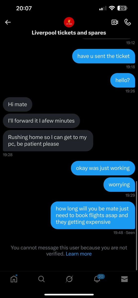 Conall1121's tweet image. Everyone Avoid this Rat scammed my mate @LeesFrankie outa a ticket for tomorrow. If anyone has any spares or anything would be appreciated. Retweets appreciated @LFCFANTICKET @TicketHelpLFC @REDticketMenIRE @RED_FACE_VALUE @REDTICKETSYNWA_