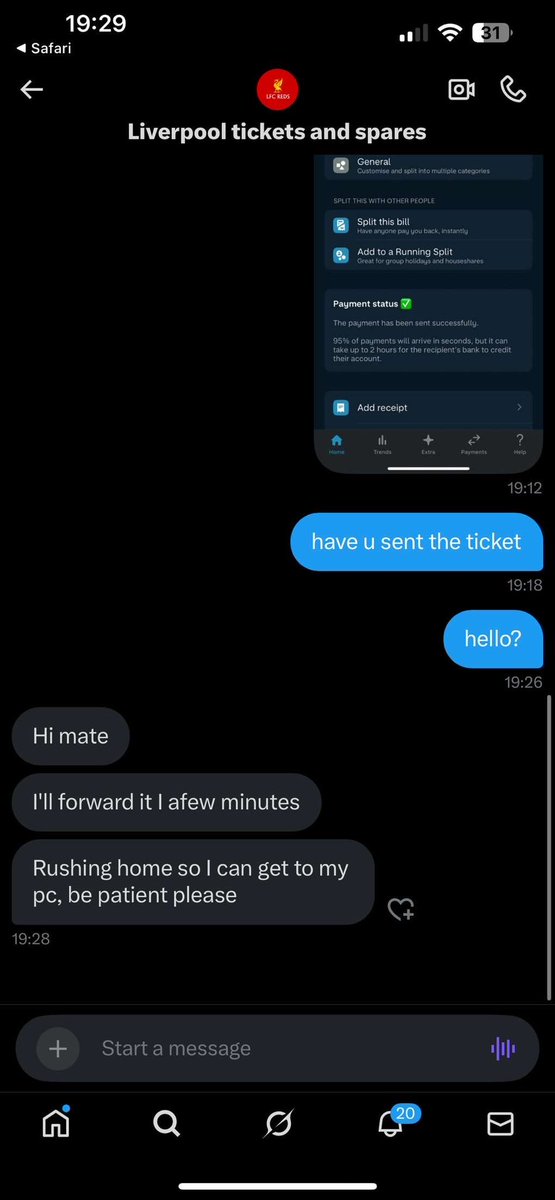 Conall1121's tweet image. Everyone Avoid this Rat scammed my mate @LeesFrankie outa a ticket for tomorrow. If anyone has any spares or anything would be appreciated. Retweets appreciated @LFCFANTICKET @TicketHelpLFC @REDticketMenIRE @RED_FACE_VALUE @REDTICKETSYNWA_