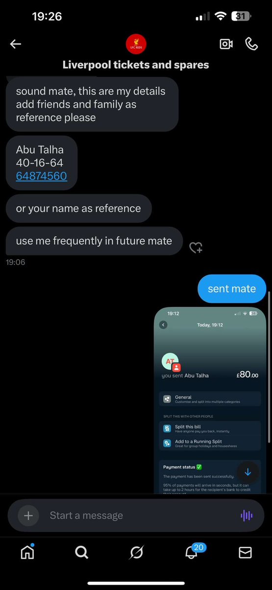 Conall1121's tweet image. Everyone Avoid this Rat scammed my mate @LeesFrankie outa a ticket for tomorrow. If anyone has any spares or anything would be appreciated. Retweets appreciated @LFCFANTICKET @TicketHelpLFC @REDticketMenIRE @RED_FACE_VALUE @REDTICKETSYNWA_