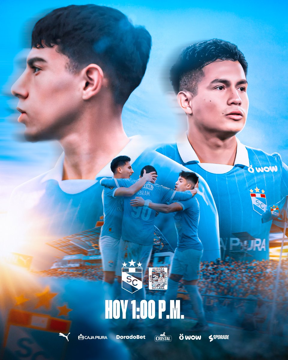 🩵 ¡𝗛𝗢𝗬 𝗝𝗨𝗘𝗚𝗔 𝗟𝗔 𝗖𝗘𝗟𝗘𝗦𝗧𝗘! 🩵

💪 ¡A GANAR! 💪

🔜 #AlianzaAtlético ⚽️
⌚️ 1:00 p. m. 

#FuerzaCristal
