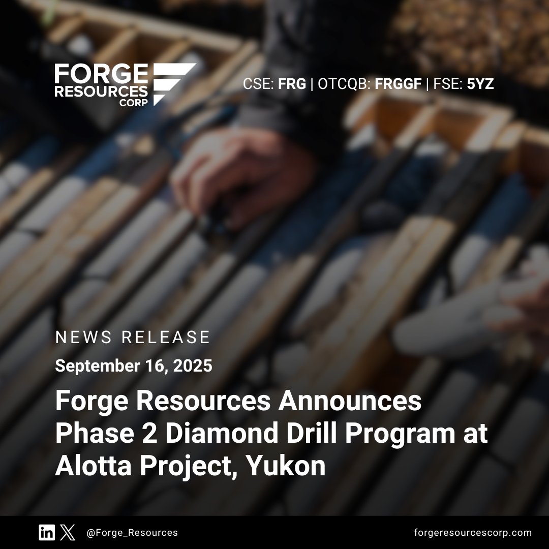 Forge Resources Corp (CSE:FRG | OTCQB: FRGGF) tweet media