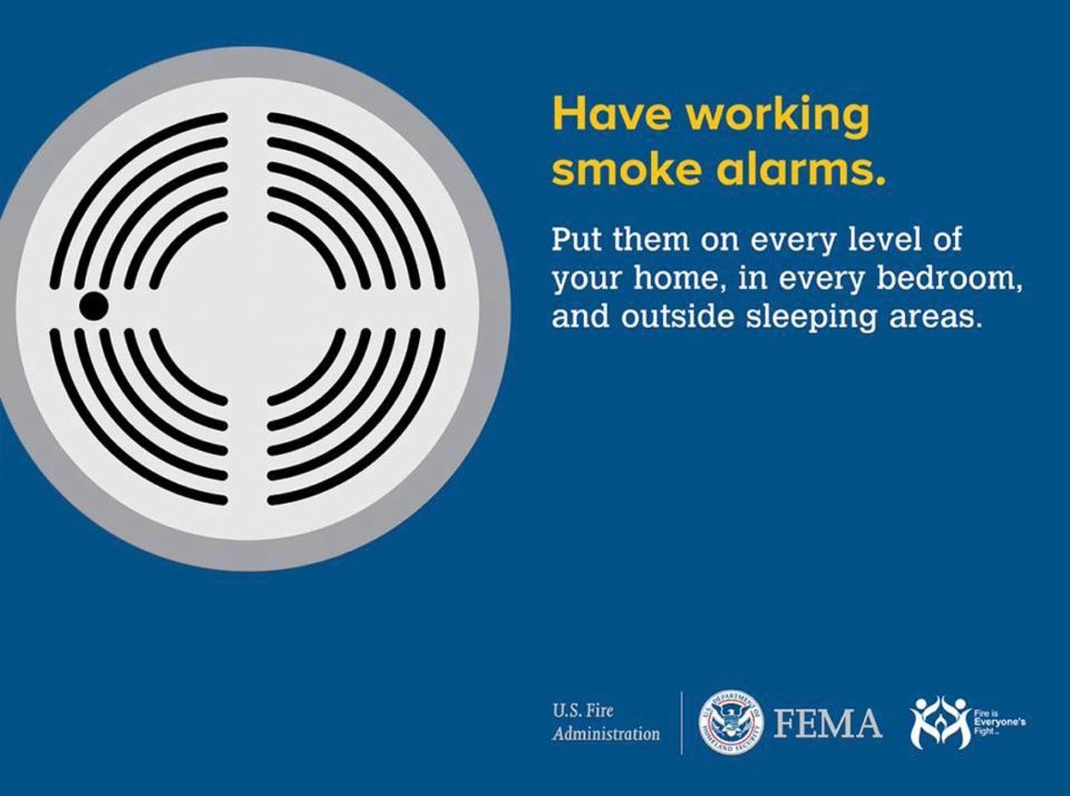 ServproEastSide's tweet photo. It’s Tip Tuesday! This is a very important tip from FEMA about smoke detectors. This also applies to Carbon Monoxide detectors.
#smokedetector 
#carbonmonoxidedetector https://t.co/ZtYebrvQq5