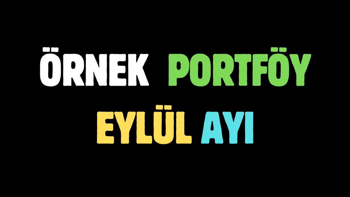 Profesyonel Portföy Oluşturma ve Yönetme Eğitimi - Eylül Ayı Portföy İnceleme yayını ile 22:45'te canlı yayındayız. 

Hepiniz davetlisiniz.

youtube.com/live/bgUAQ5dXs…

#Borsa #Portföy