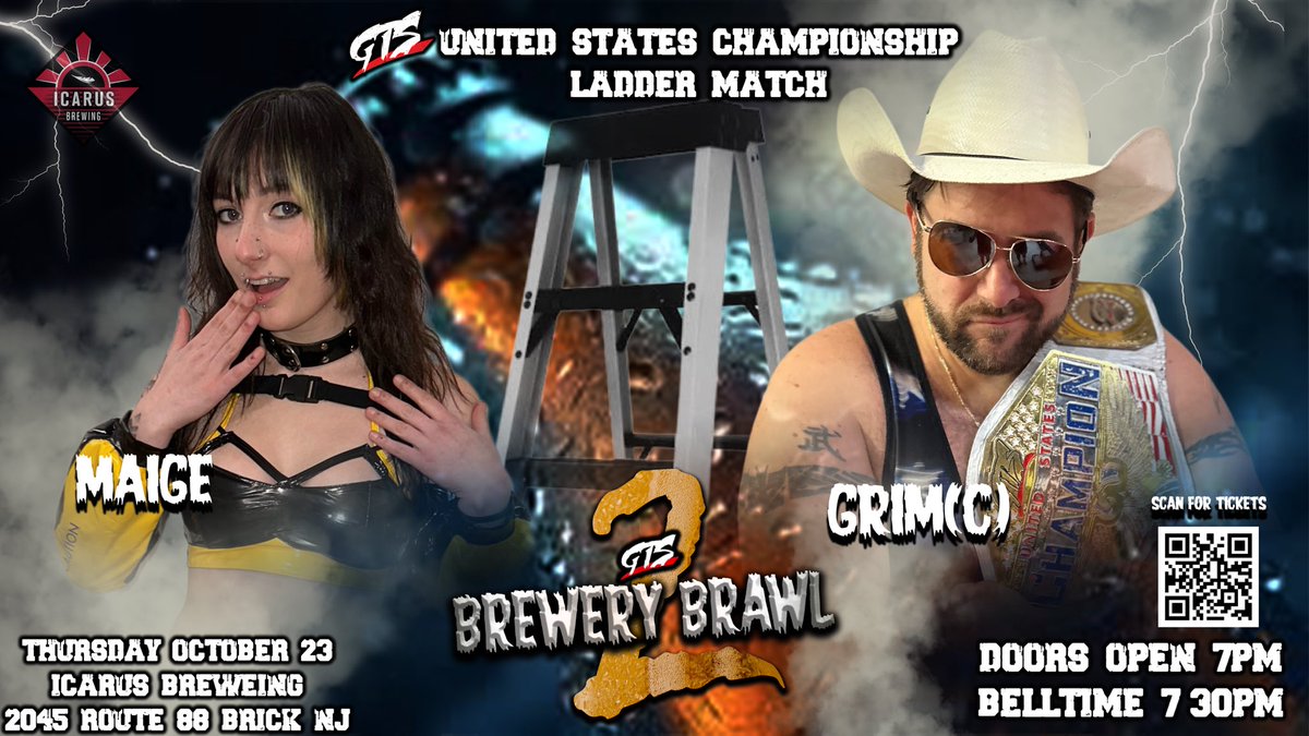 GrimsToyShow's tweet image. At Brewery Brawl 2 i’m gonna put her through a table in front of all of her friends and coworkers 😂😂😈😈
Ticket link below ! Or watch live as a member on our channel!!