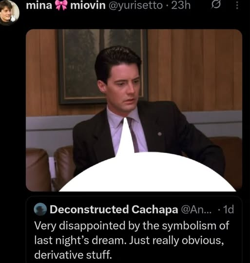 h/t #TwinPeaks Logposting