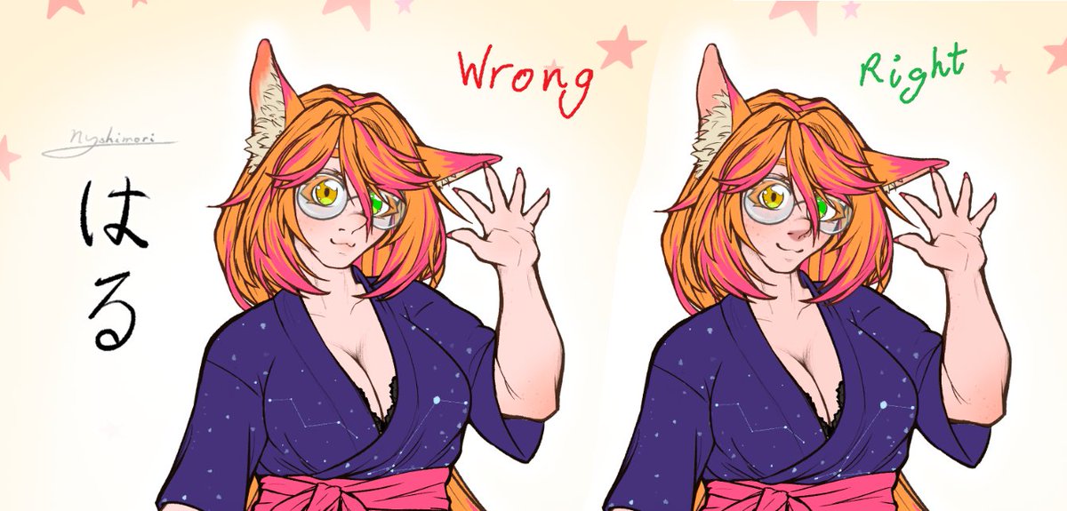 I felt her face was wrong, than i fixed it.
But the question, do you ever cared fo details like these lmao

#wip #artmoot #nyshoc