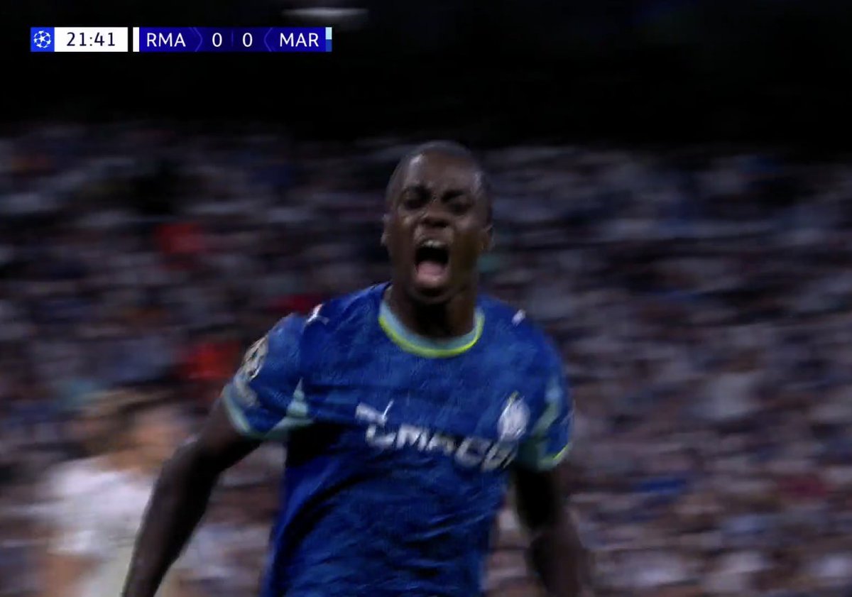 WHAT A GOAL BY WEAH AND HAS OPENED THE SCORE IN SANTIAGO BERNABEU !!!!!!!!!!!!!!!!! #RMAMAR