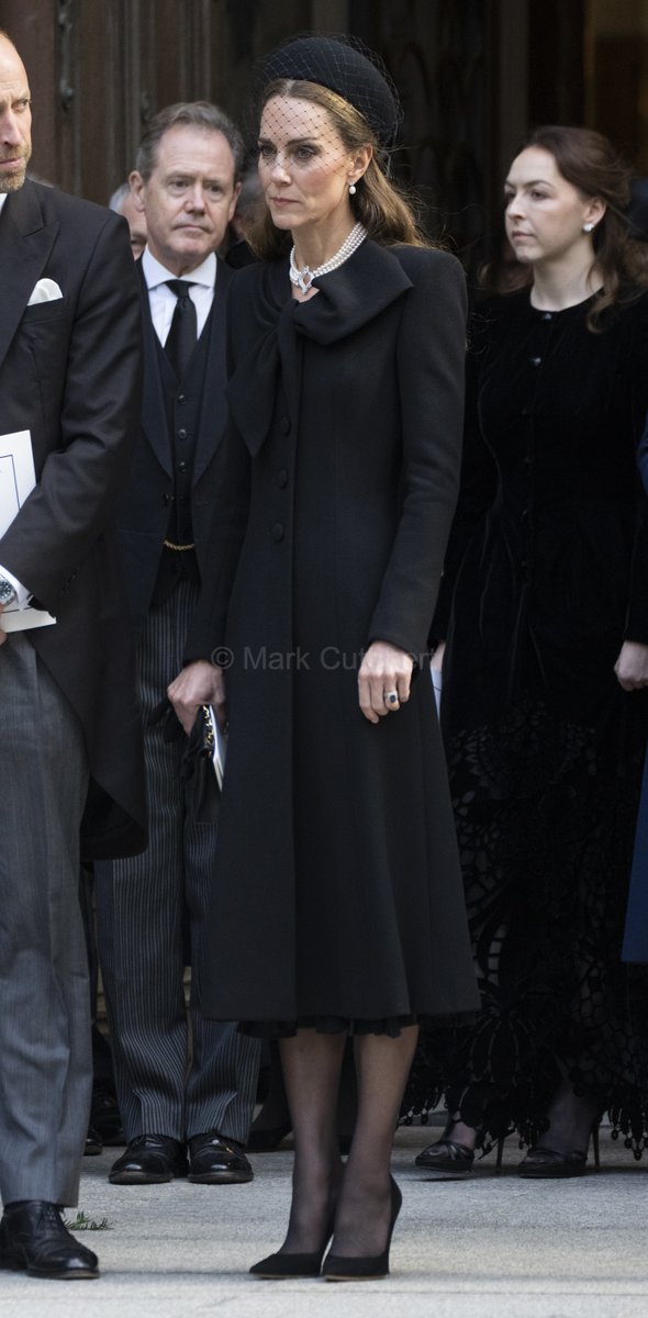 The Prince and Princess of Wales attend the funeral of the Duchess of Kent at Westminster Cathedral in London. #PrincessCatherine #PrinceandPrincessofWales #royal #funeral #KateMiddleton #princessofwales #DuchessofKent #funeral