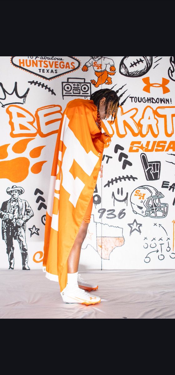 I had an amazing time and am very grateful for my official visit to <a href="/BearkatsFB/">Sam Houston Football</a> this past weekend. Thank you <a href="/A_B_Williams26/">Coach Tone</a>, <a href="/CoachPhilLongo/">Phil Longo</a>, and the rest of the coaching staff for your time and hospitality! Feels like family across the board. #EatEmUpKats #UnfinishedBusiness