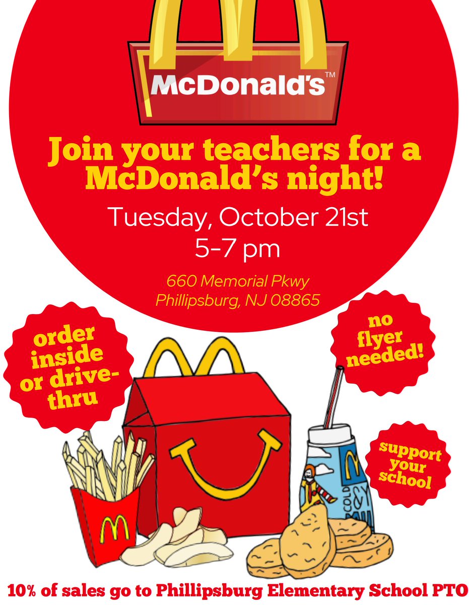 PES Families and Friends, please mark your calendars and join us!