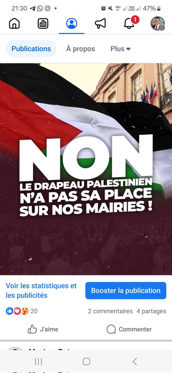 ✉️ J’ai officiellement demandé au maire socialiste de Limoux de ne pas hisser le drapeau palestinien sur le fronton de la mairie, comme le réclame son chef de file, Olivier Faure.

La mairie doit rester un lieu de neutralité et de rassemblement pour tous nos compatriotes.