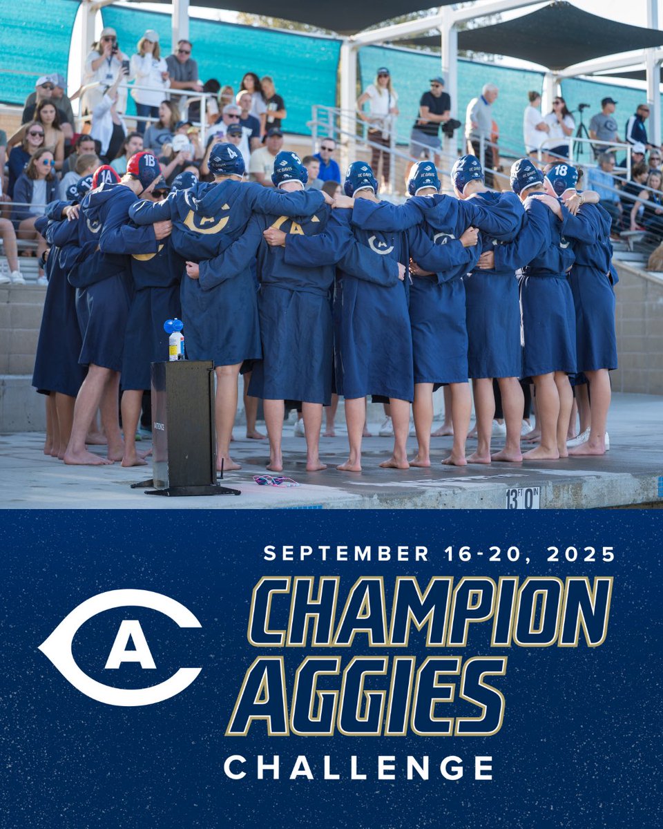 UC Davis Women's Water Polo (@ucdaviswwp) on Twitter photo The Champion Aggies Challenge is LIVE ๐ฆ
Click the link below to donate to water polo today:
giveto.ucdavis.edu/schools/Univerโฆ
#GoAgs The Champion Aggies Challenge is LIVE ๐ฆ
Click the link below to donate to water polo today:
giveto.ucdavis.edu/schools/Univerโฆ
#GoAgs