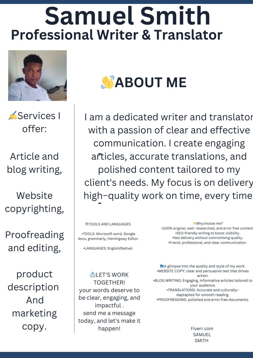 Samuelghn's tweet image. Good evening guys 

✨ As promised, here’s the #WritingDesign I told you about yesterday!
I’ve been working hard on this, and I’m excited to finally share it with you. 🖋️📄 #Freelancer #CreativeWork #Design