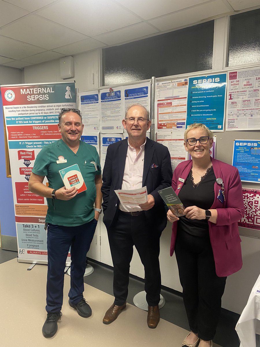 fiona_moore11's tweet photo. Very engaging and informative Awareness event #WorldSepsisDay #MRHP Thank you Clinical Skills Facilitators sharing learning and updates in Early Sepsis Recognition and Management, #knowthesigns #timezero @HSEDubMidlands @OliviaLafferty7 @paudie69 @clairehylo susansamuel https://t.co/l0zQ0yljPi