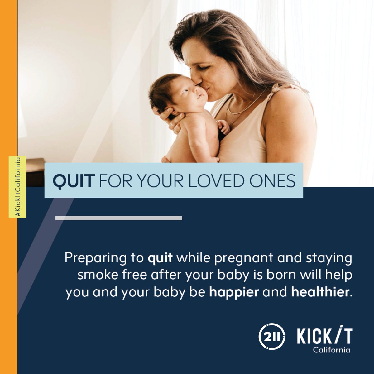 211NevadaCounty's tweet photo. Quitting smoking gives you and your child important health benefits. Contact us today to get free, non-judgmental help to #quitsmoking!

📞 1-800-300-8086 (English) | 1-800-600-8191 (Spanish)
Questions? Dial 2-1-1 (or 1-833-342-5211)
#KickItCalifornia #Smokefree #TobaccoFree https://t.co/cSRN9tSwtF