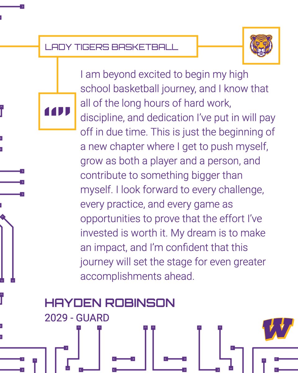 Proud of our Lady Tigers for showing what it truly means to lead with heart and character!

✨ Ashley Charles – Role Model Award
✨ Hayden Robinson – All Heart Award
Your impact on and off the court sets the standard. Keep shining!
#WeAreWilson #LadyTigers #Family