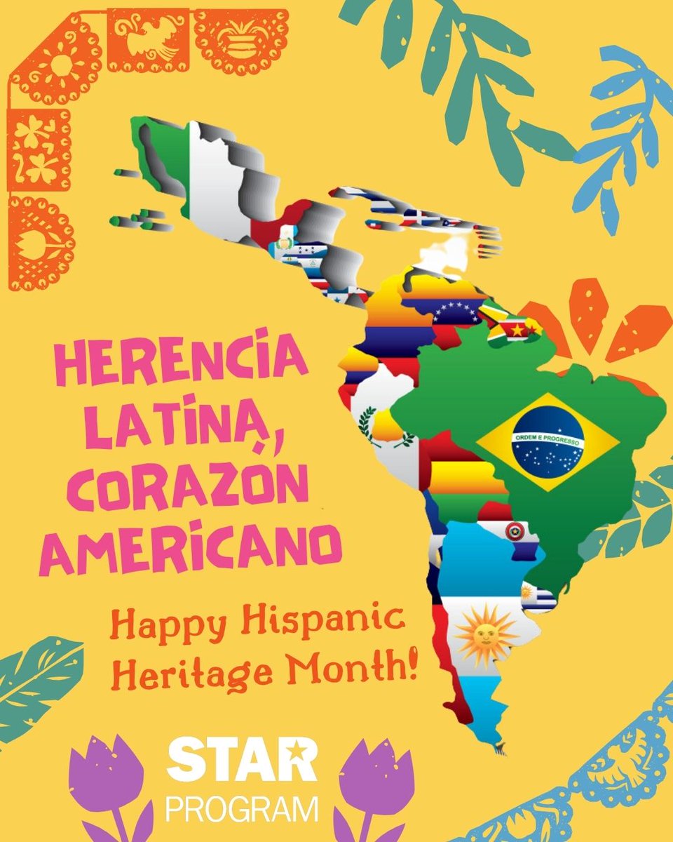 🌎✨ Herencia Latina, Corazón Americano ✨🌎
This #HispanicHeritageMonth we celebrate our Latino community! 💜 STAR offers bilingual, inclusive care for all Latinos.

📍 470 Clarkson Ave, Brooklyn
📲 Text/Call 718 270 3745
💬 Free • Confidential • No insurance