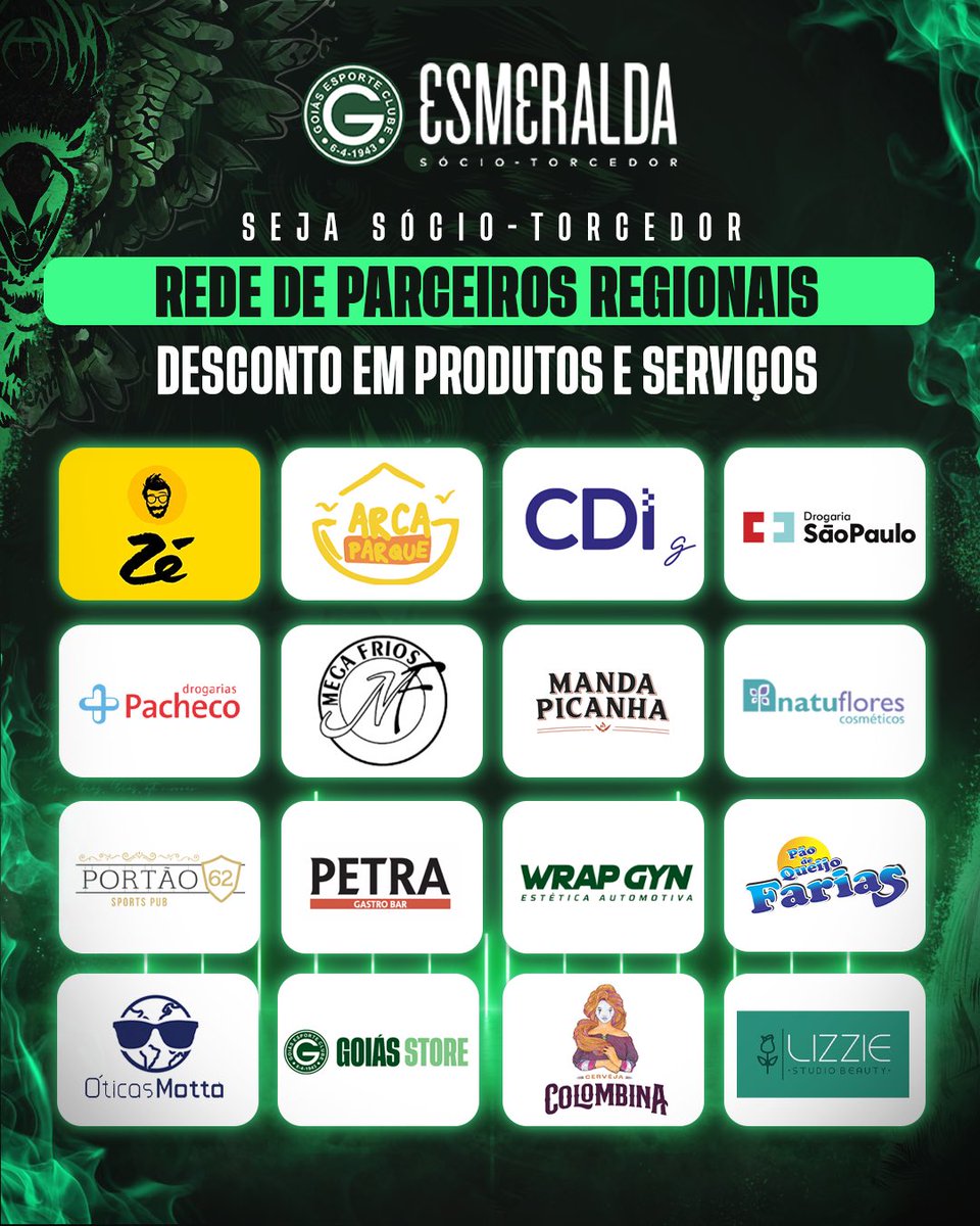 goiasoficial's tweet photo. A semana é do cliente, mas durante todos os meses o nosso sócio Esmeraldino tem descontos em diversas redes parceiras! 💚

Acesse https://t.co/v6ZognjEeS, seja sócio e aproveite a nossa rede de benefícios.

#SejaSócio
#SemanaDoCliente https://t.co/C99YxIj9sJ