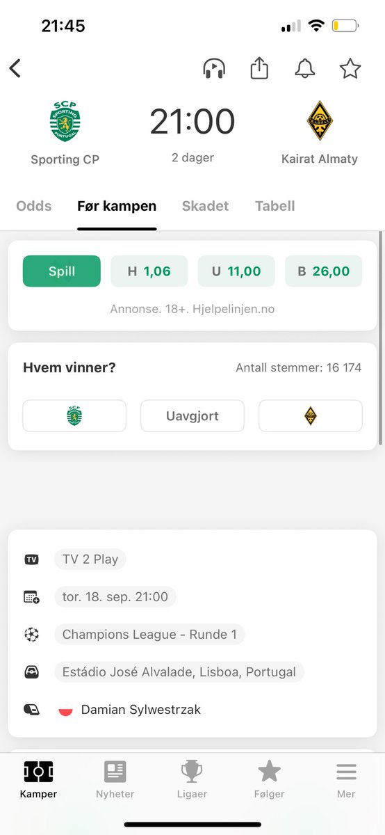 elgesem's tweet image. Fra Brann Stadion til Champions League for disse dommerne!