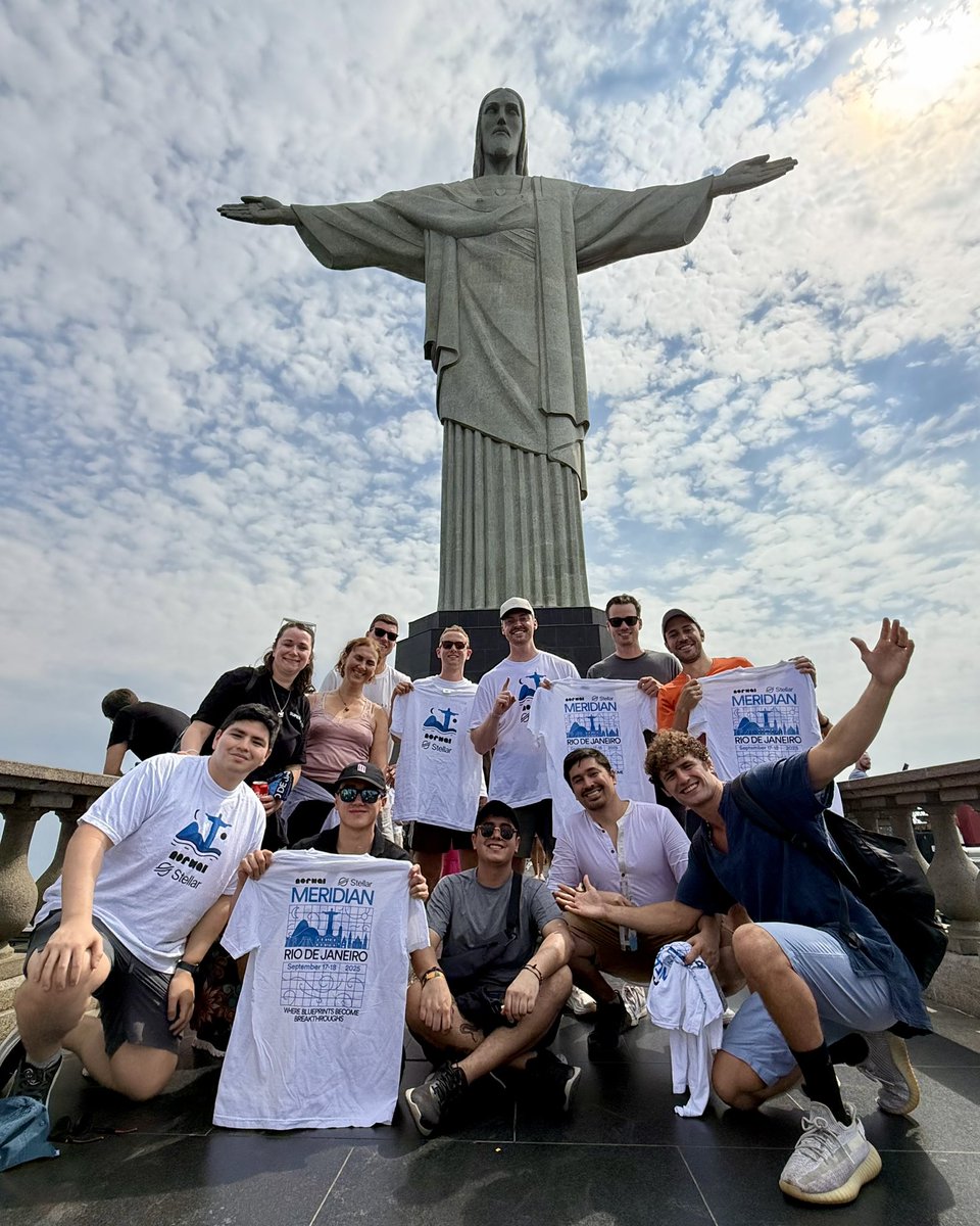🌄 A Normal Hike at Meridian 🇧🇷

Standing at Christ the Redeemer with the Stellar community, we’re reminded why we build.
We are Normal. People are the blueprint.

Thank you <a href="/StellarOrg/">Stellar</a> for bringing together the best minds and people this industry has to offer.

<a href="/BuildOnStellar/">Build on Stellar</a>
