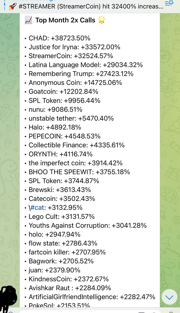 Rainer__r's tweet image. Anyone interested in subbing our bot should send a dm to the handle “rainers1”
Both Funds, time and energy has been put to building this degen signal bot, our current API we use is $400 per month and we are looking to upgrade to bigger package of about $650.
So the list of subs…