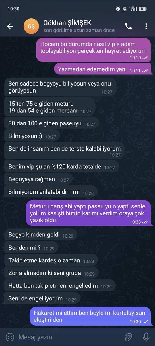 bigmustache5's tweet photo. @MuratNarlkaya1 @gknsimsek Yetmezmiş gibi bunu söyledim diye heryerden engelledi https://t.co/NvzTTgGtPs