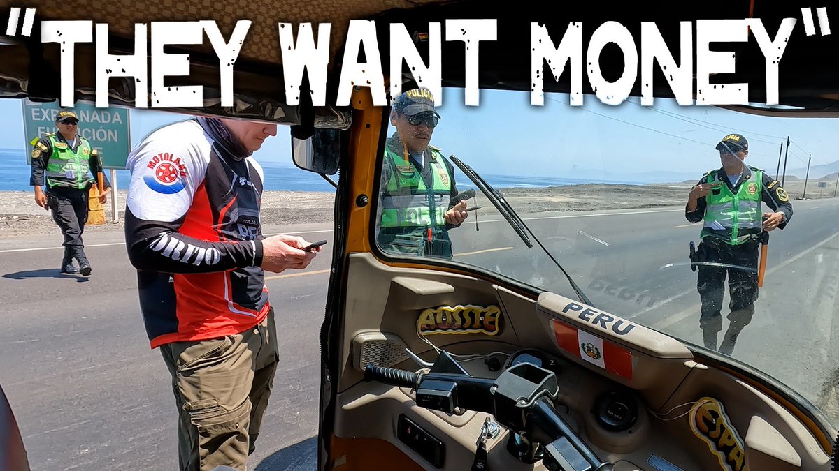 AussieEspanol's tweet image. I had my Tuktuk Stopped in Peru 🇵🇪