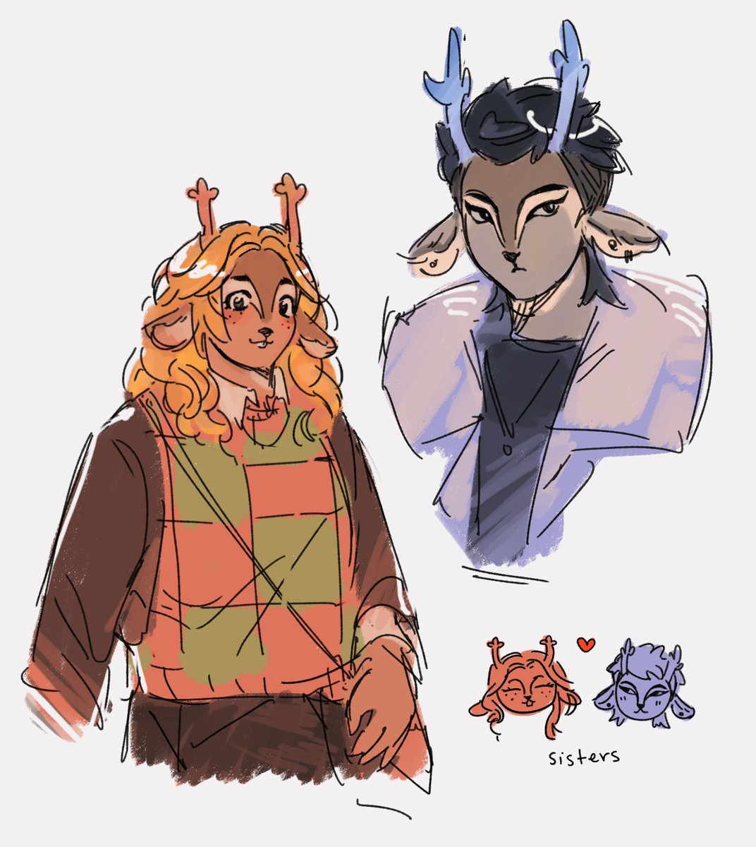 #deltarune holiday sisters!